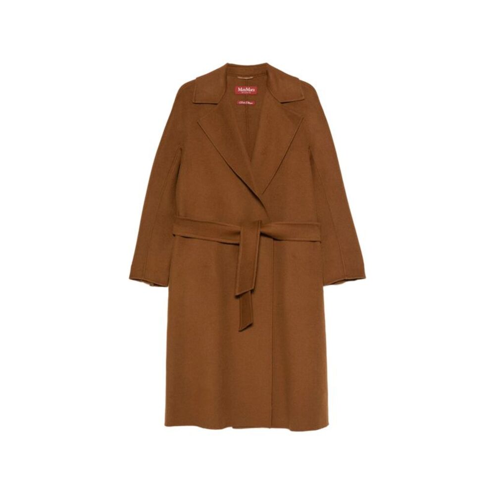 Max Mara Studio Brown Coats - Single Breasted Coats Women